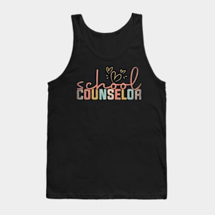 School Counselor Teacher Back To School  Counseling Tank Top